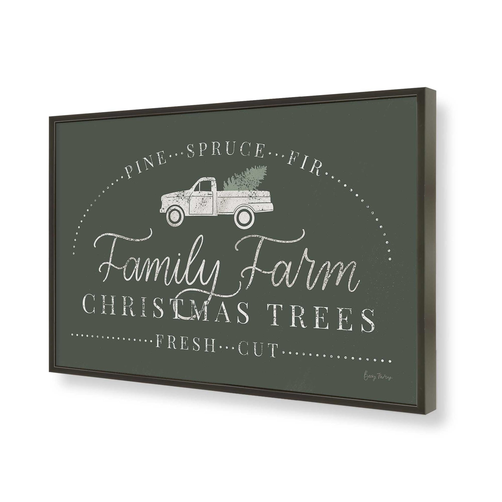 [Color:Satin Black], Picture of art in a Satin Black frame of the corner