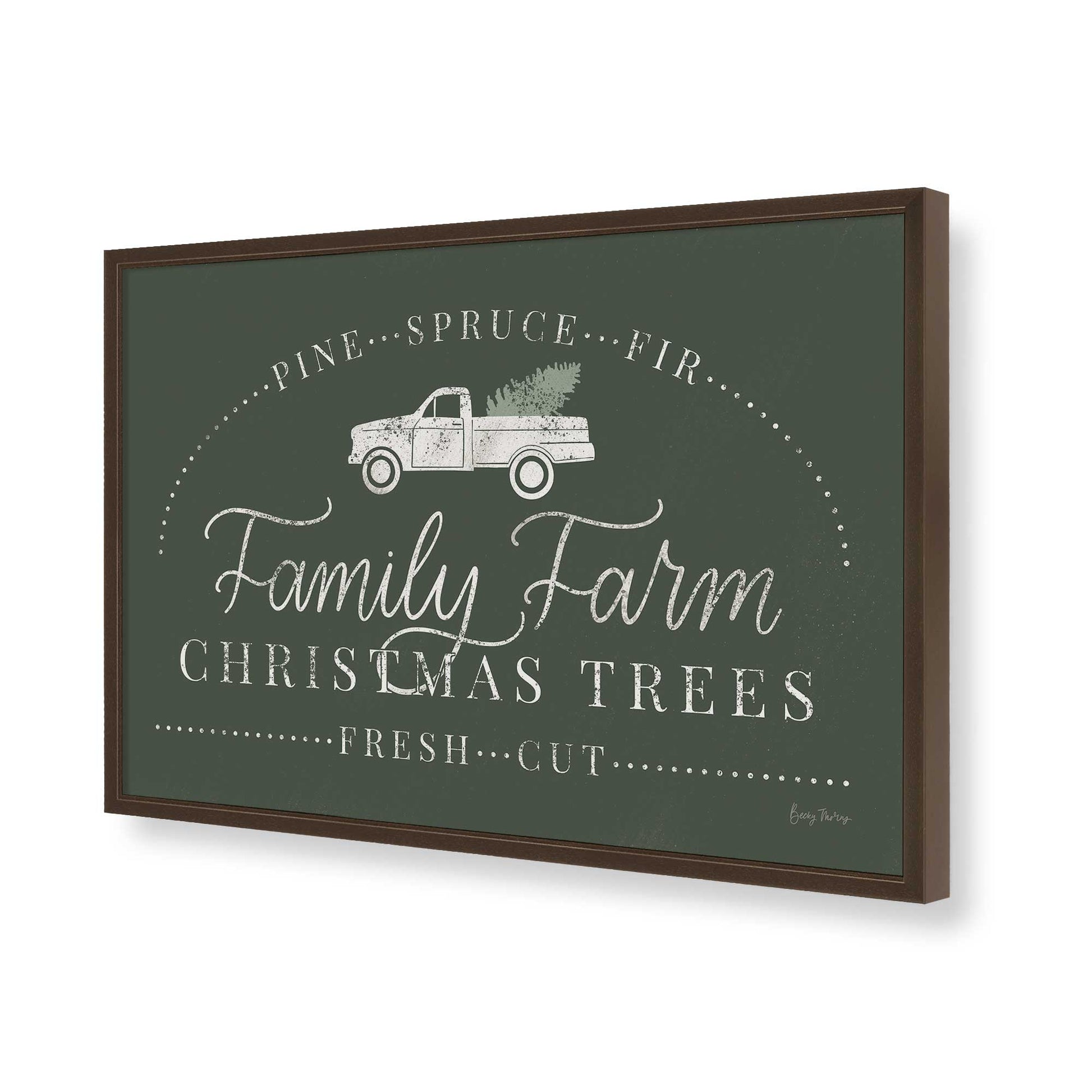 [Color:Belvinder Brown], Picture of art in a Belvinder Brown frame of the corner