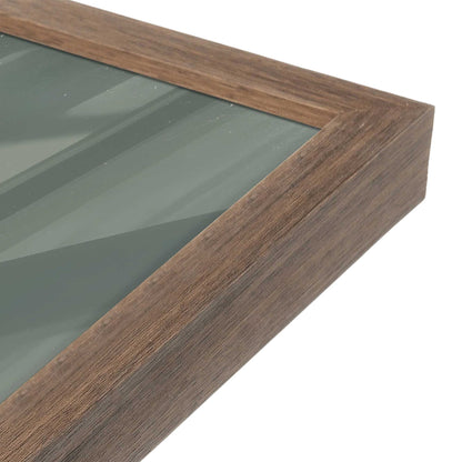 [Color:Walnut], Picture of art in a Walnut frame at an angle