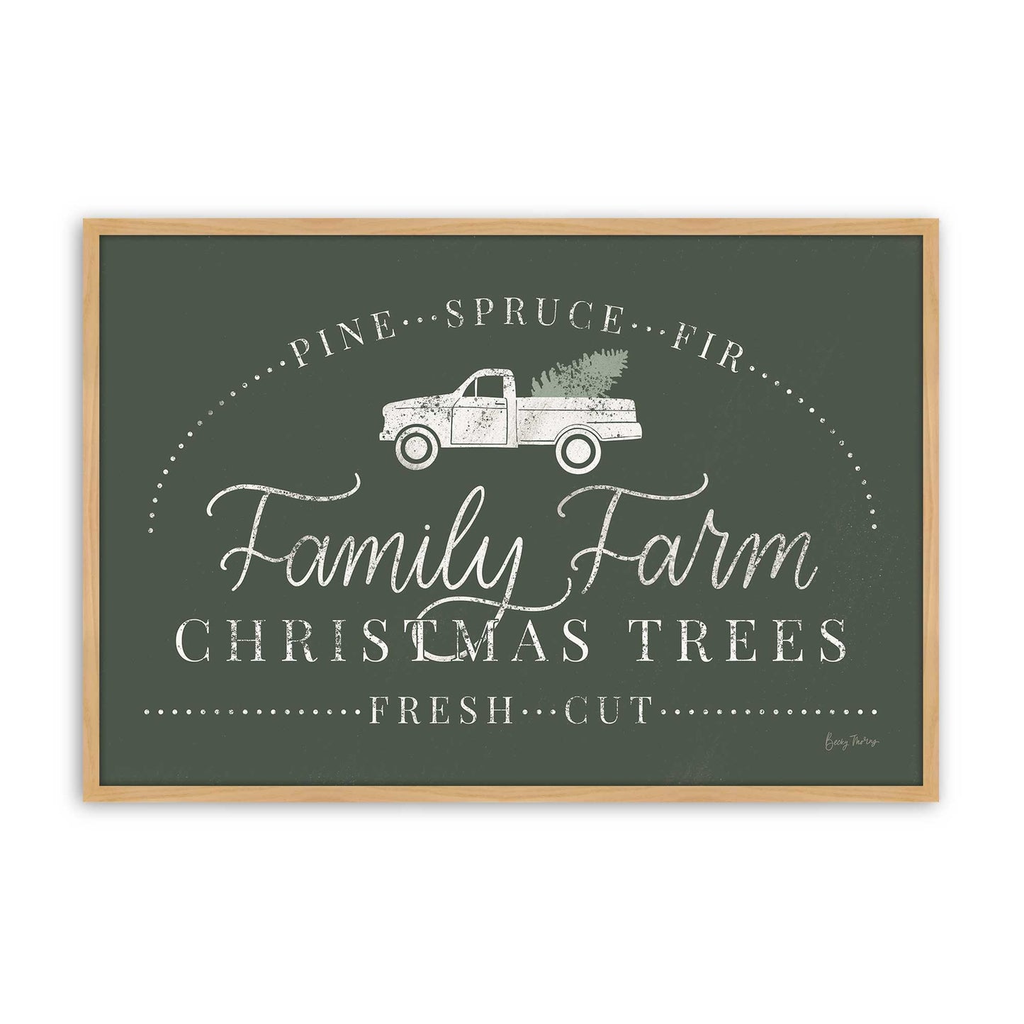 [Color:American Maple], Picture of art in a American Maple frame