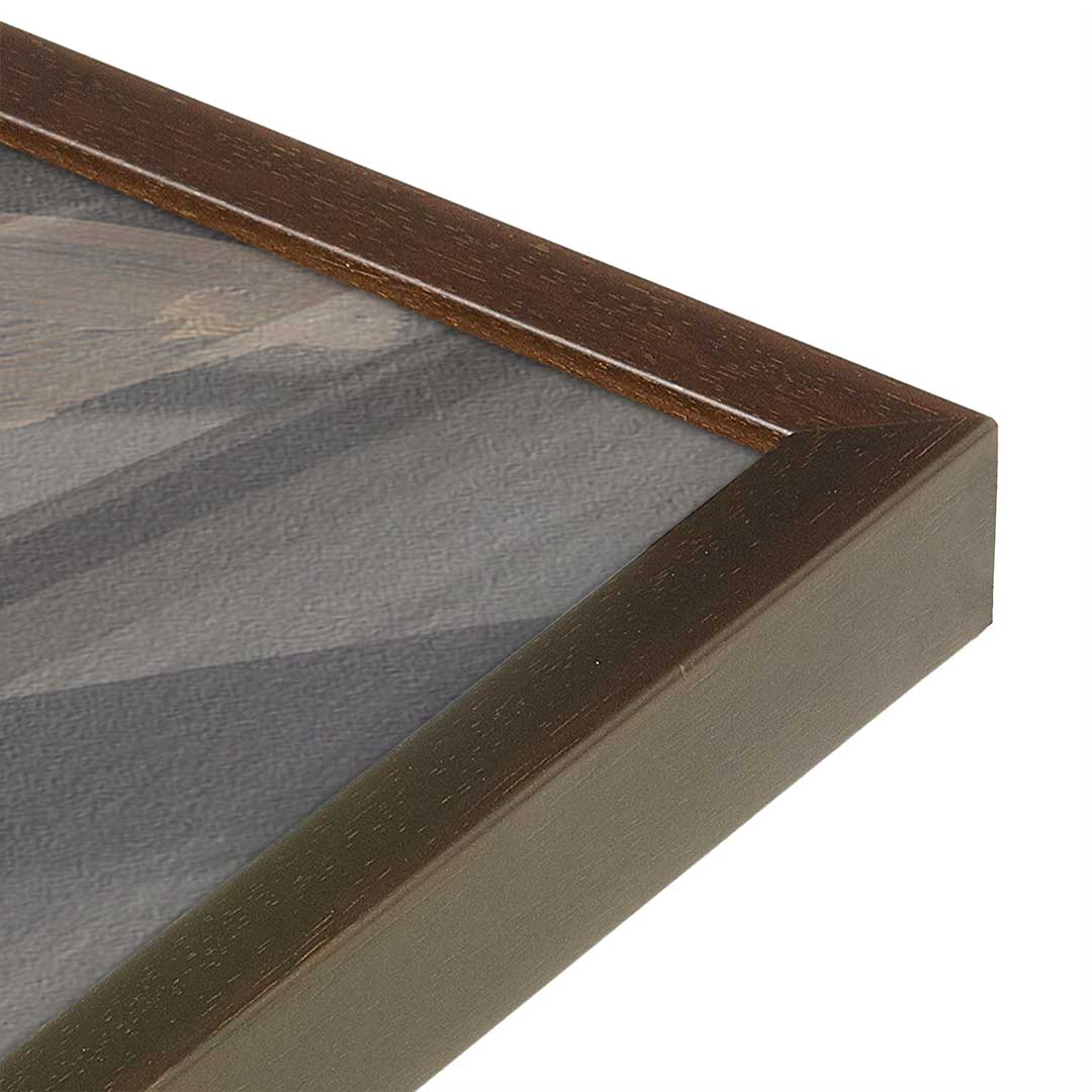 [Color:Belvinder Brown], Picture of art in a Belvinder Brown frame at an angle