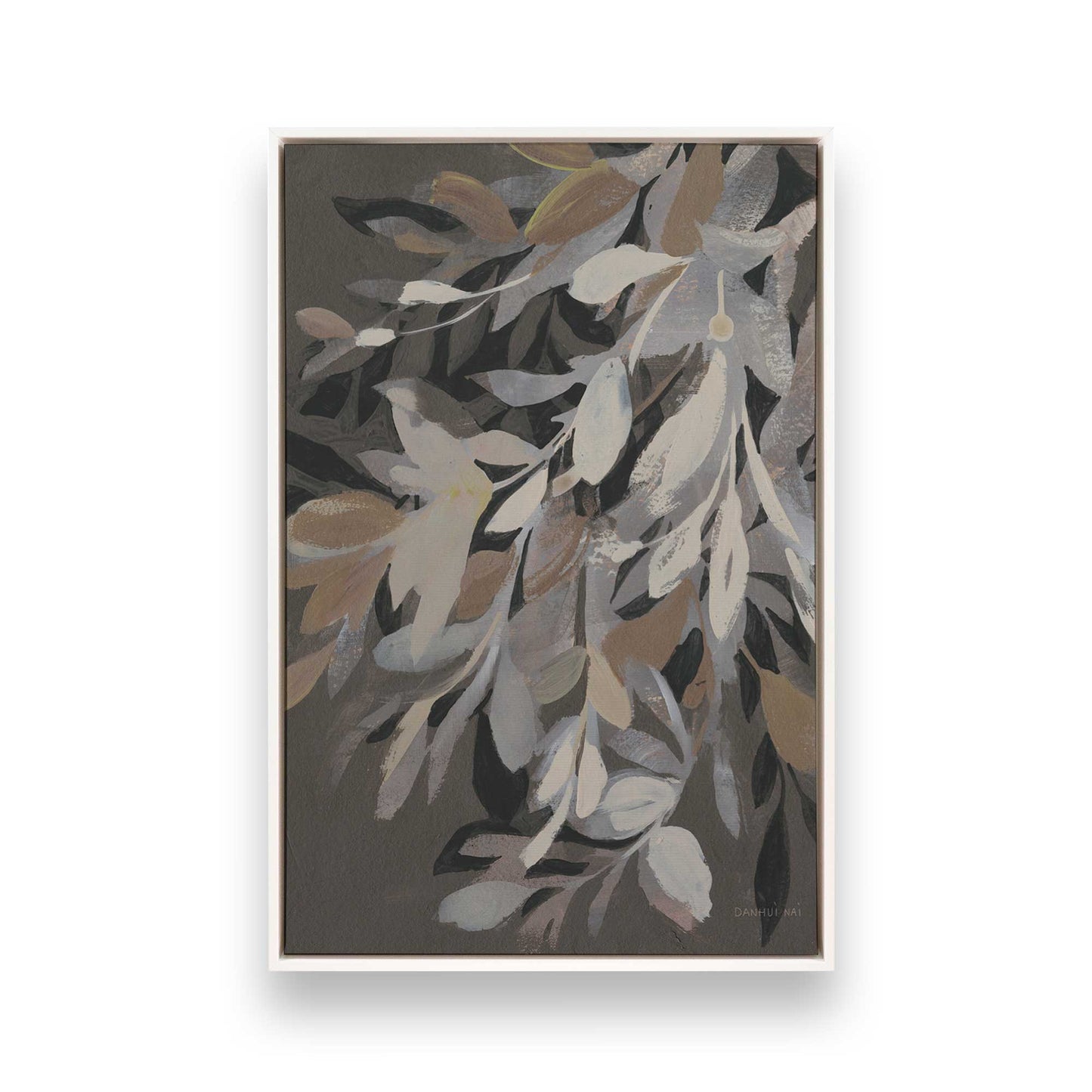 [Color:Opaque White], Picture of art in a White frame