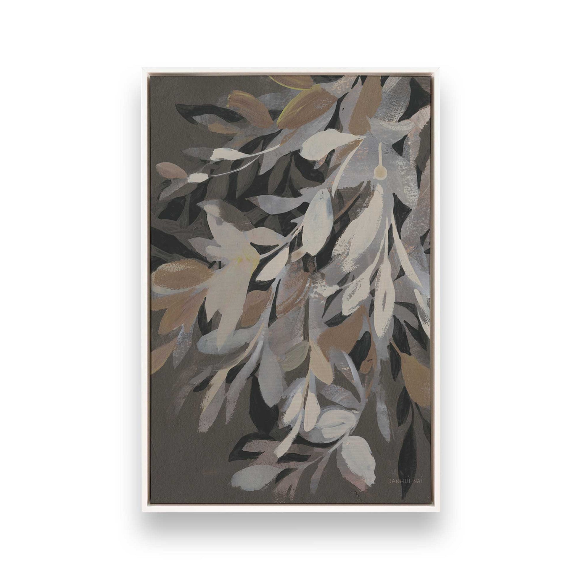 [Color:Opaque White], Picture of art in a White frame