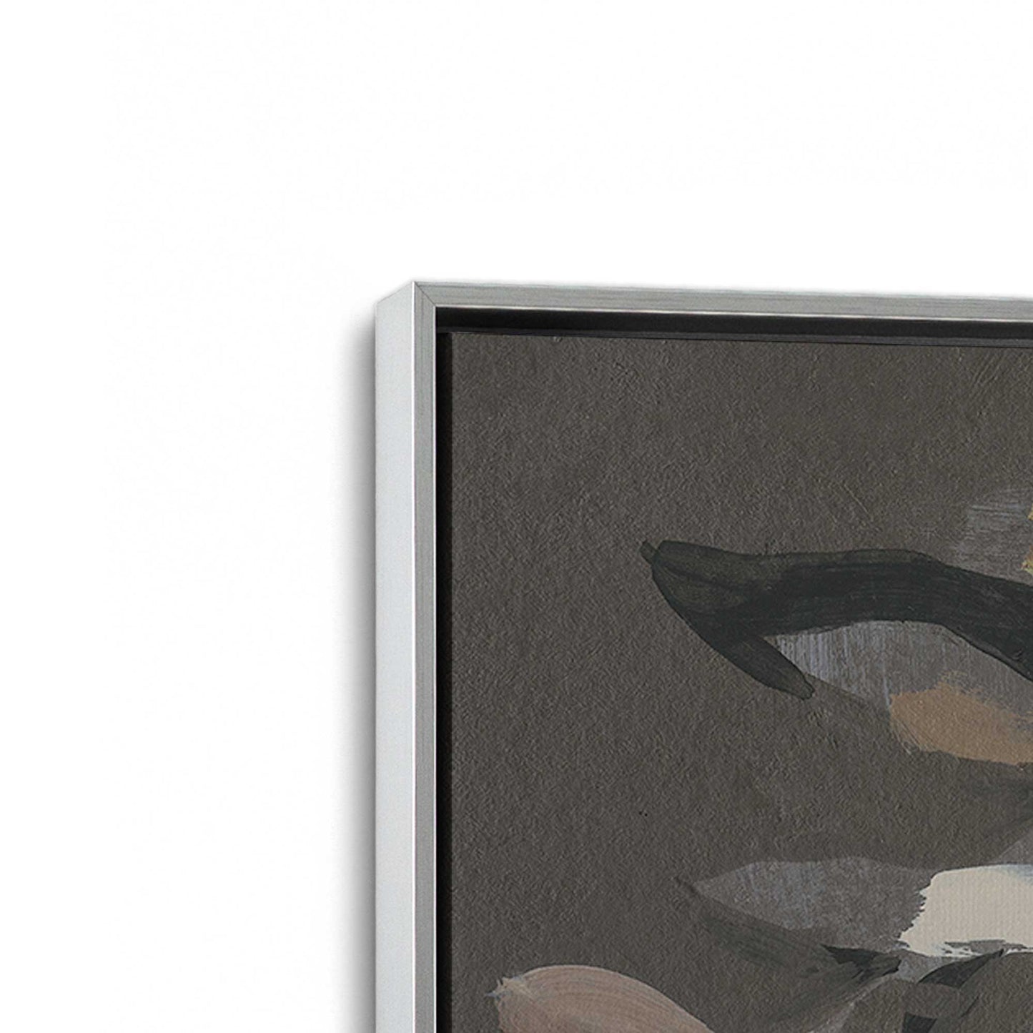 [Color:Polished Chrome], Picture of art in a Polished Chrome frame at an angle