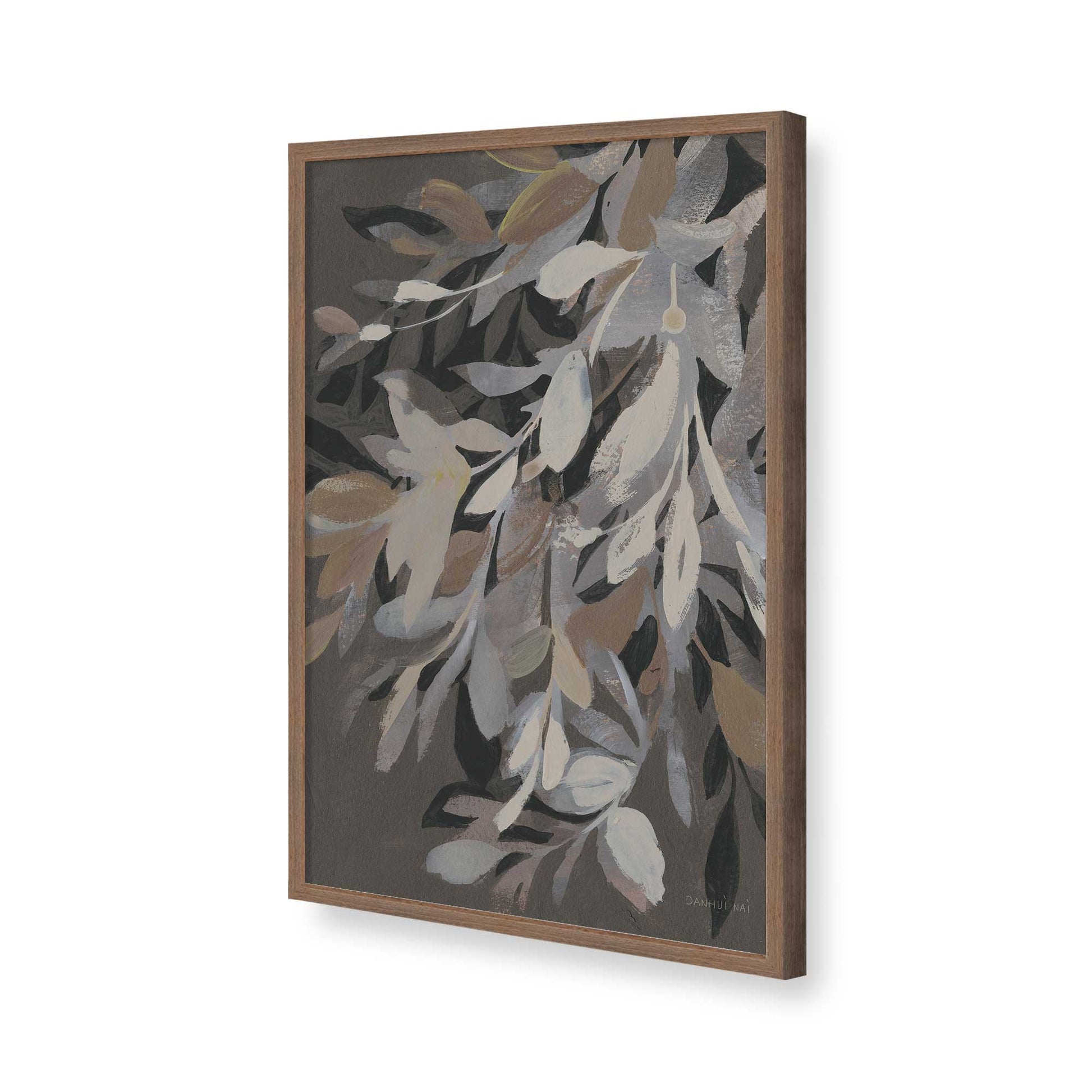 [Color:Walnut], Picture of art in a Walnut frame of the corner