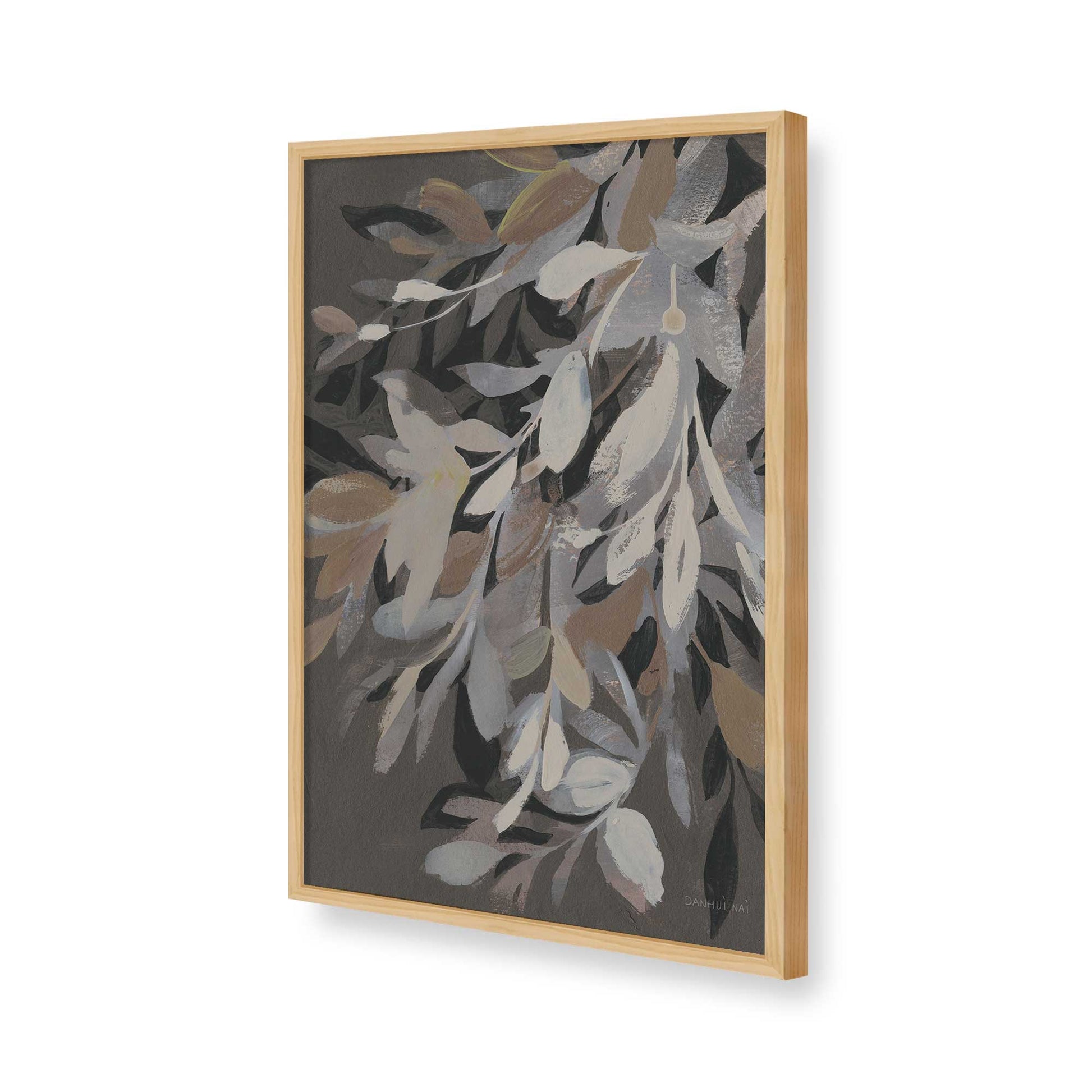 [Color:American Maple], Picture of art in a American Maple frame of the corner