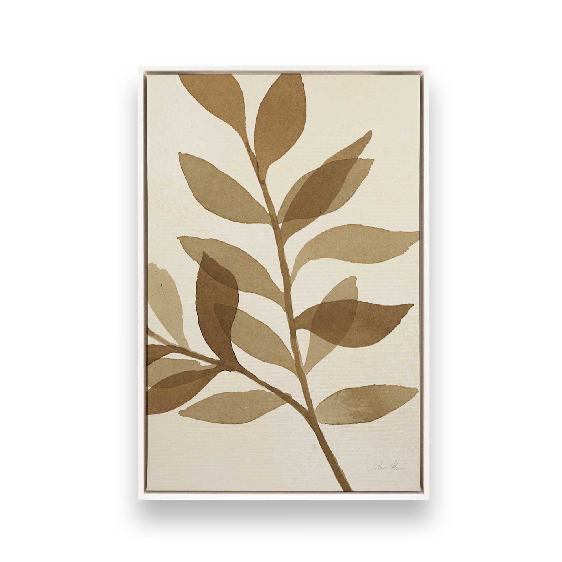 [Color:Opaque White], Picture of art in a White frame