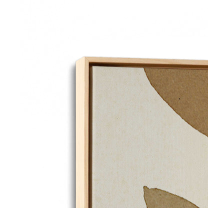 [Color:American Maple], Picture of art in a American Maple frame at an angle