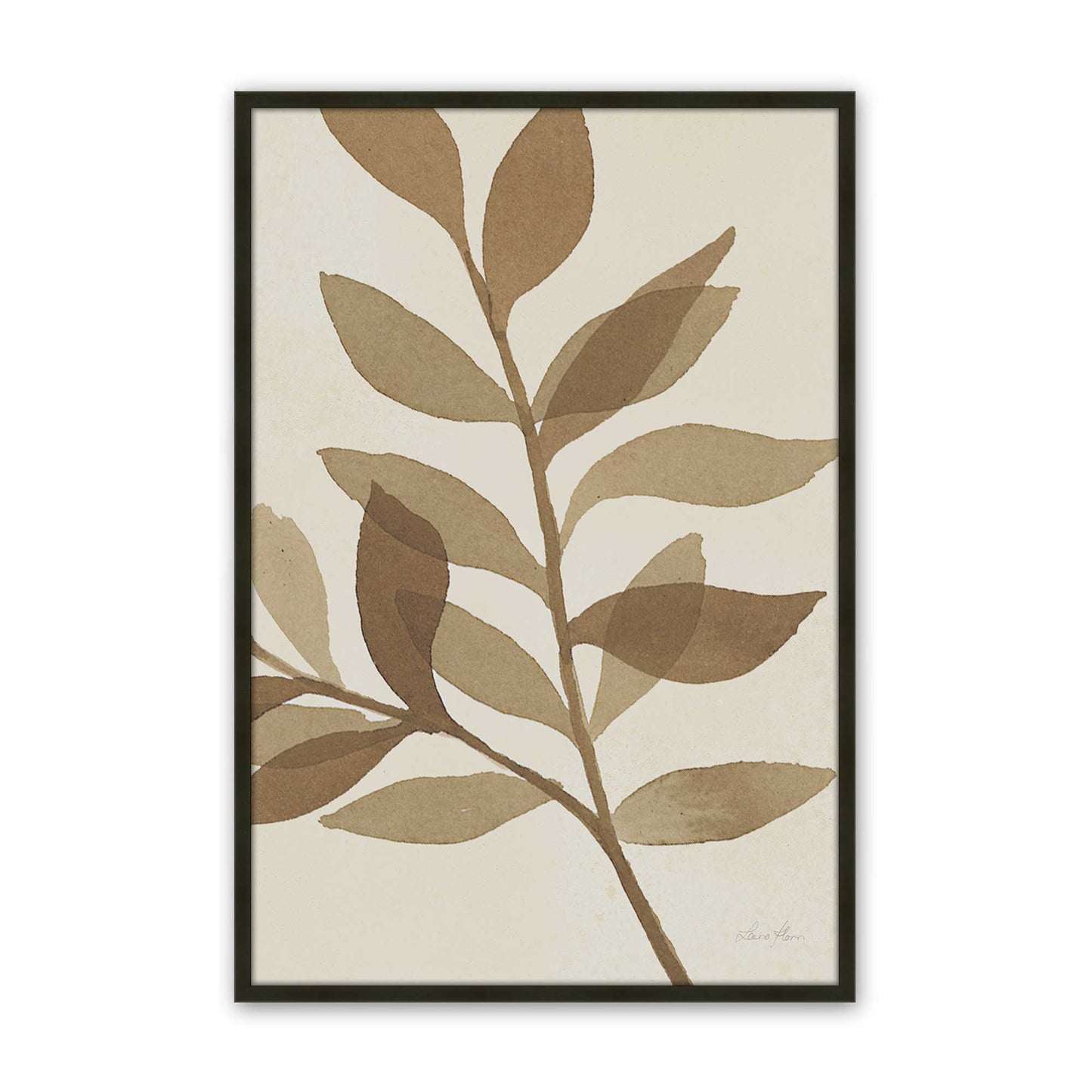 [Color:Satin Black], Picture of art in a Satin Black frame