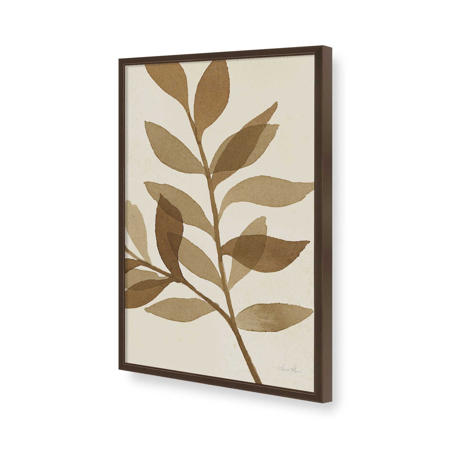 [Color:Belvinder Brown], Picture of art in a Belvinder Brown frame of the corner