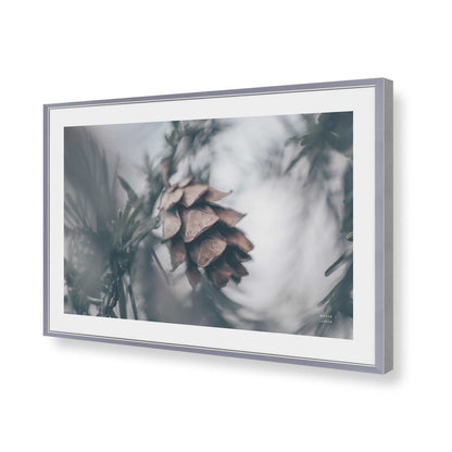 [Color:Polished Chrome], Picture of art in a Polished Chrome frame of the corner