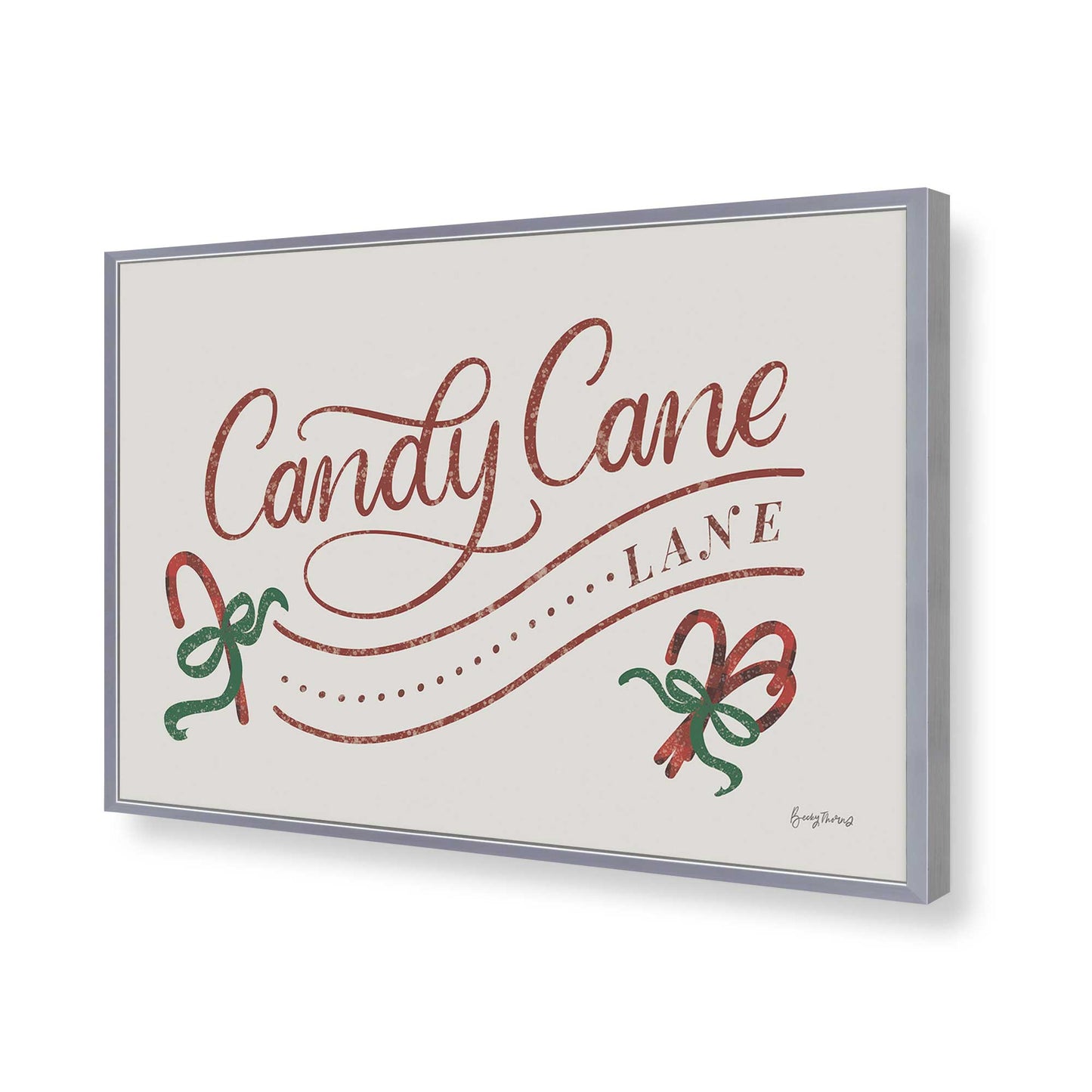 [Color:Polished Chrome], Picture of art in a Polished Chrome frame of the corner