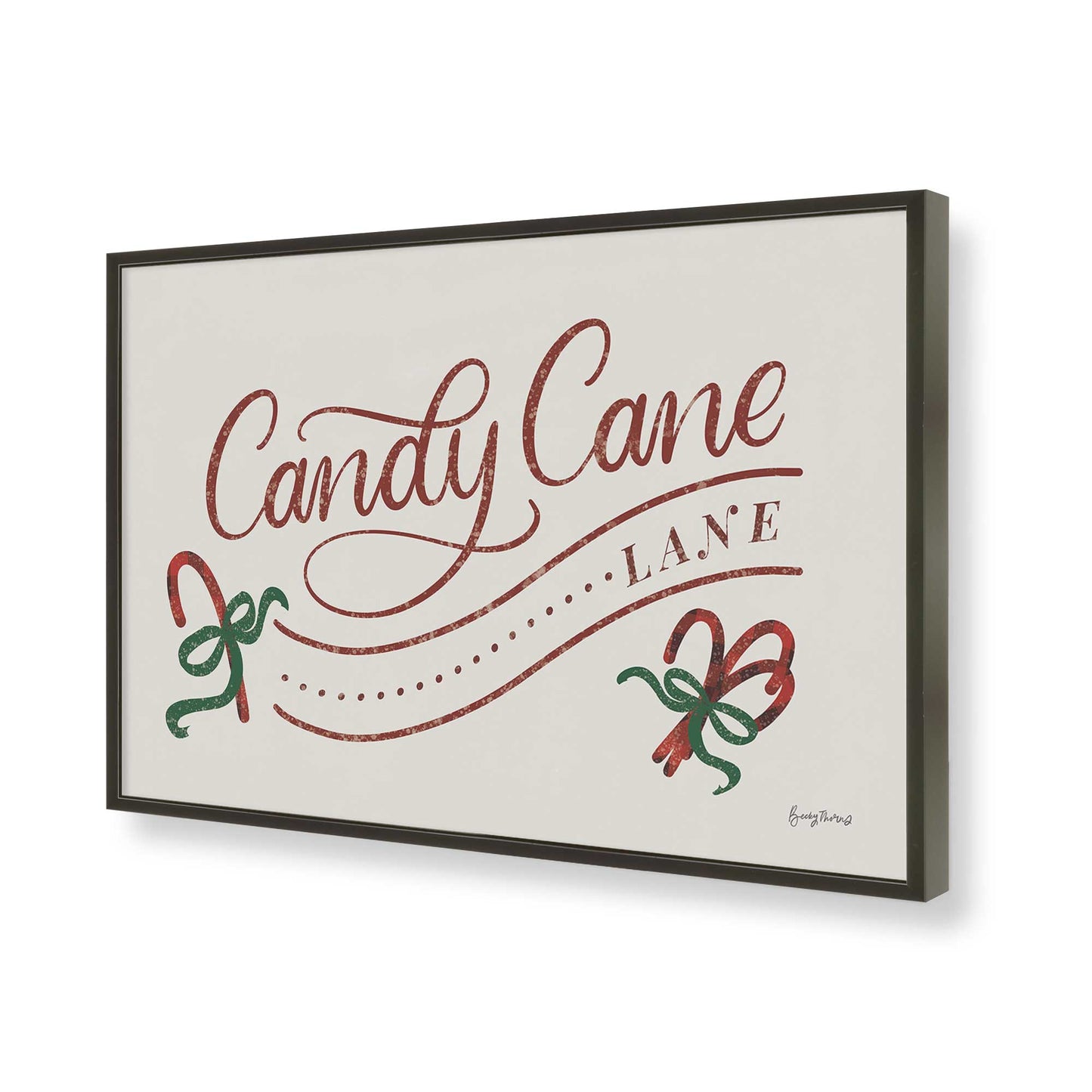 [Color:Satin Black], Picture of art in a Satin Black frame of the corner