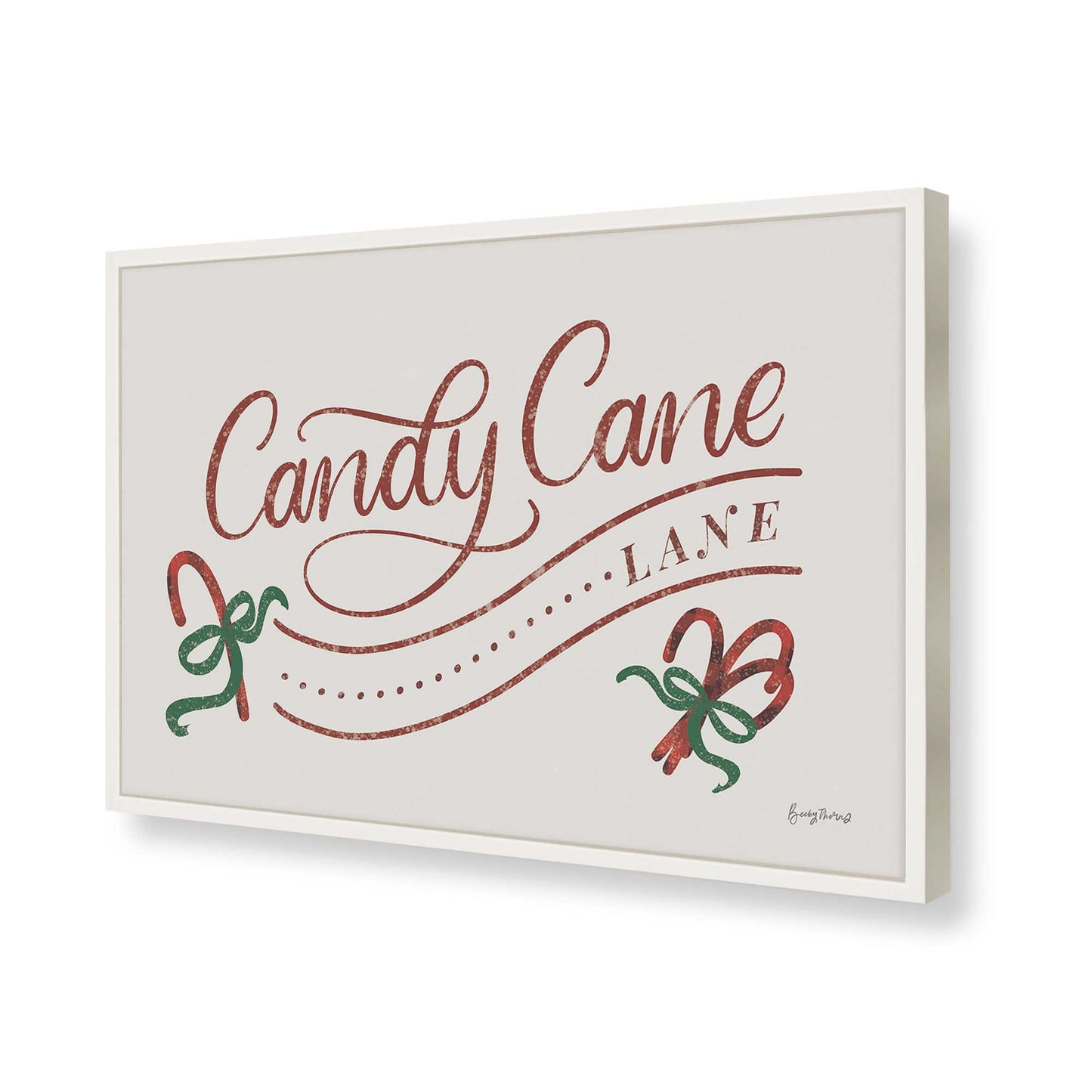 [Color:Opaque White], Picture of art in a Opaque White frame of the corner