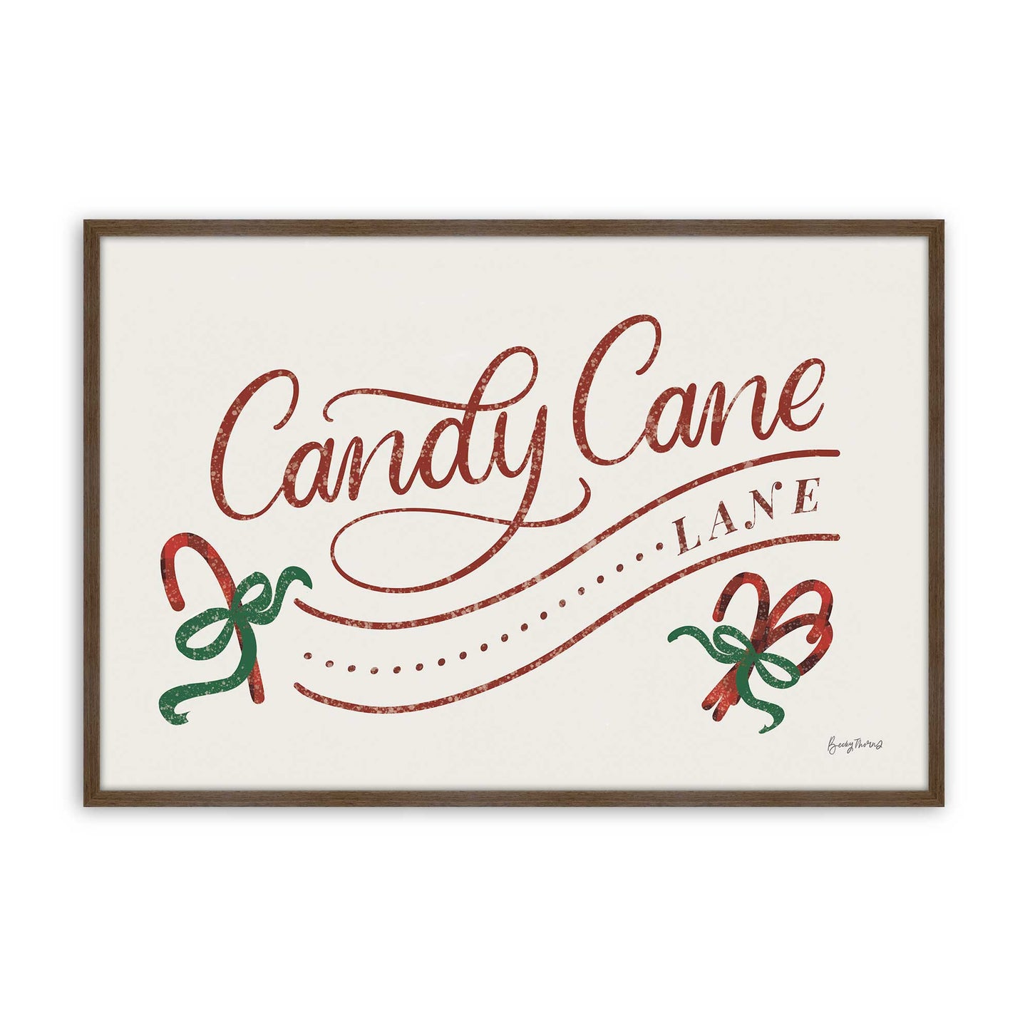 [Color:Walnut], Picture of art in a Walnut frame