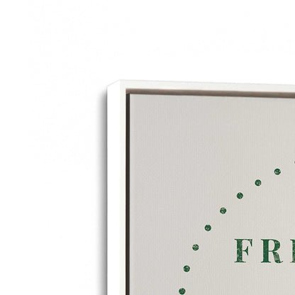 [Color:Opaque White], Picture of art in a White frame at an angle