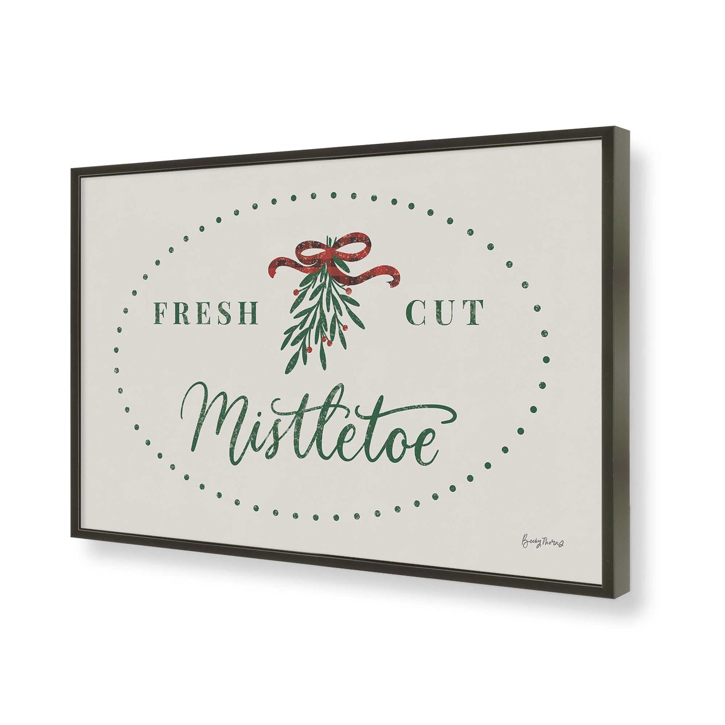 [Color:Satin Black], Picture of art in a Satin Black frame of the corner