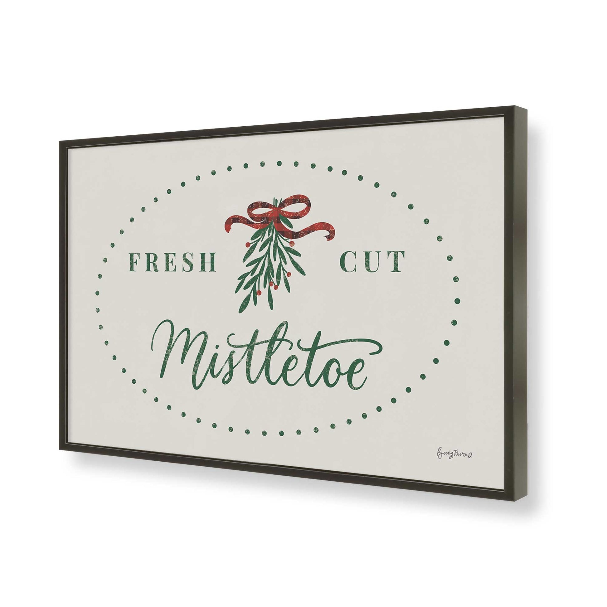 [Color:Satin Black], Picture of art in a Satin Black frame of the corner