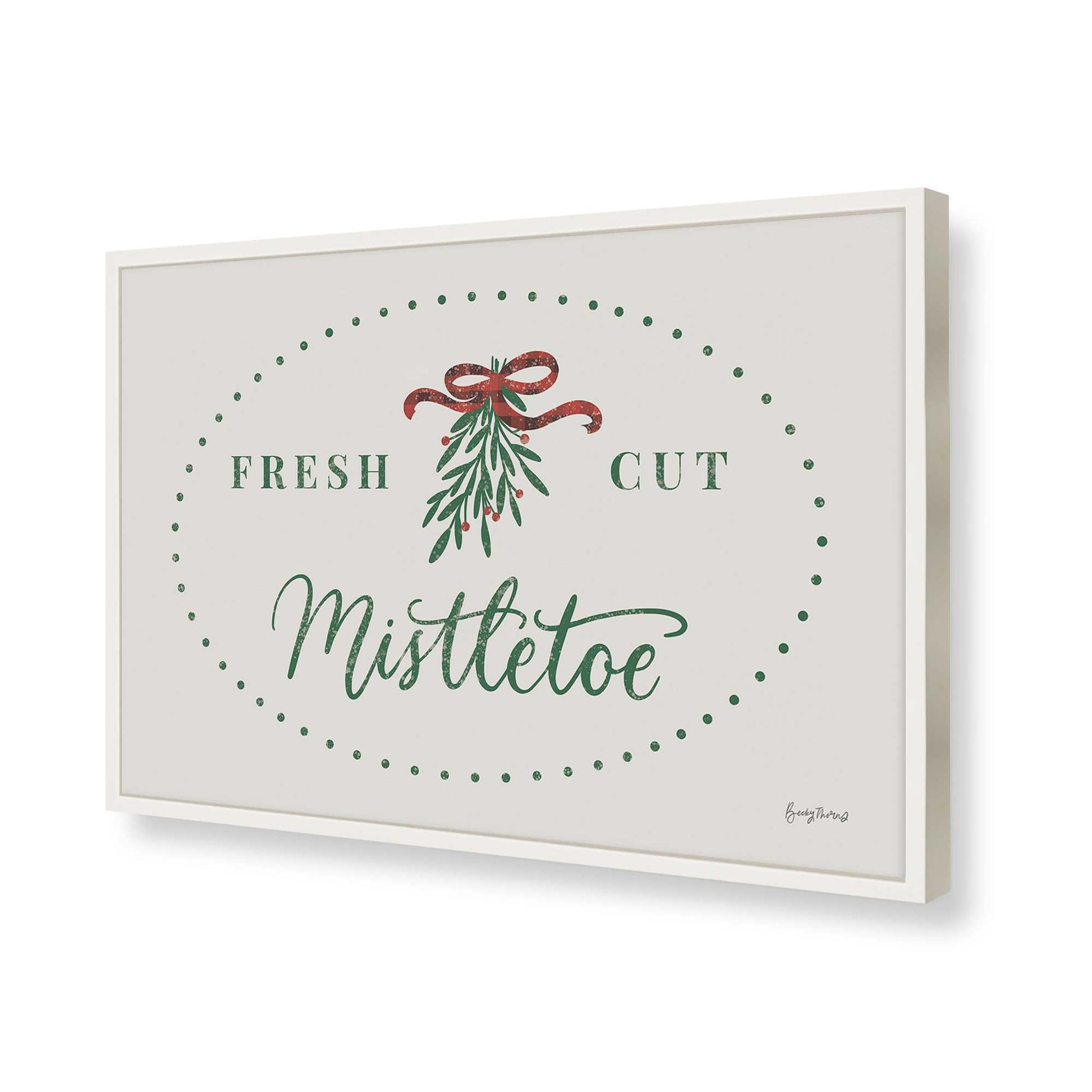 [Color:Opaque White], Picture of art in a Opaque White frame of the corner