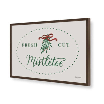 [Color:Brown], Picture of art in a Brown frame of the corner