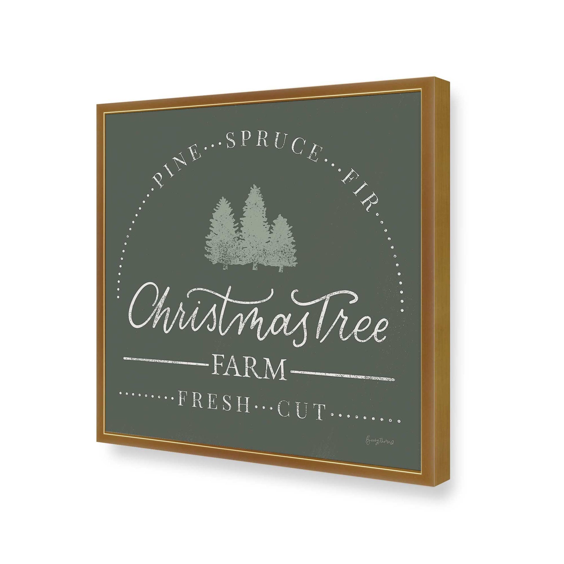 [Color:Polished Gold], Picture of art in a Polished Gold frame of the corner