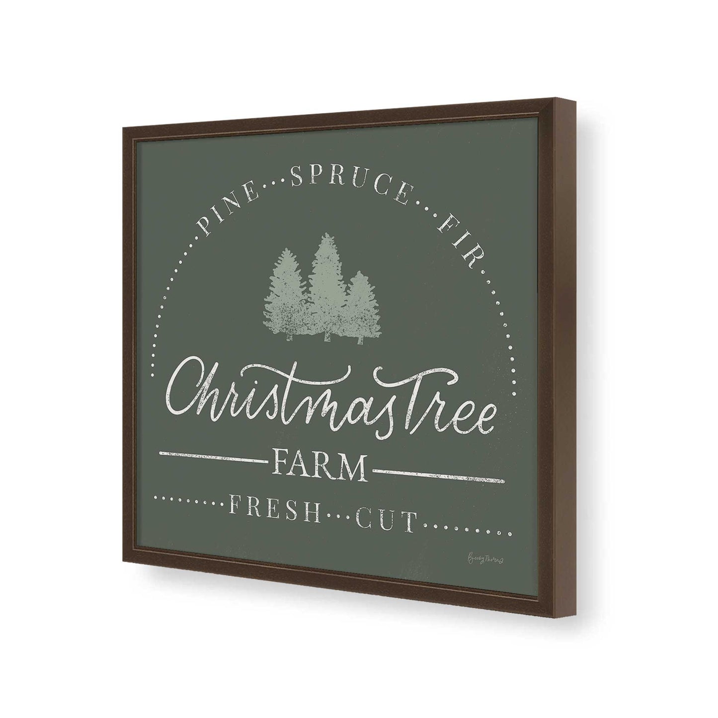 [Color:Espresso], Picture of art in a Espresso frame of the corner