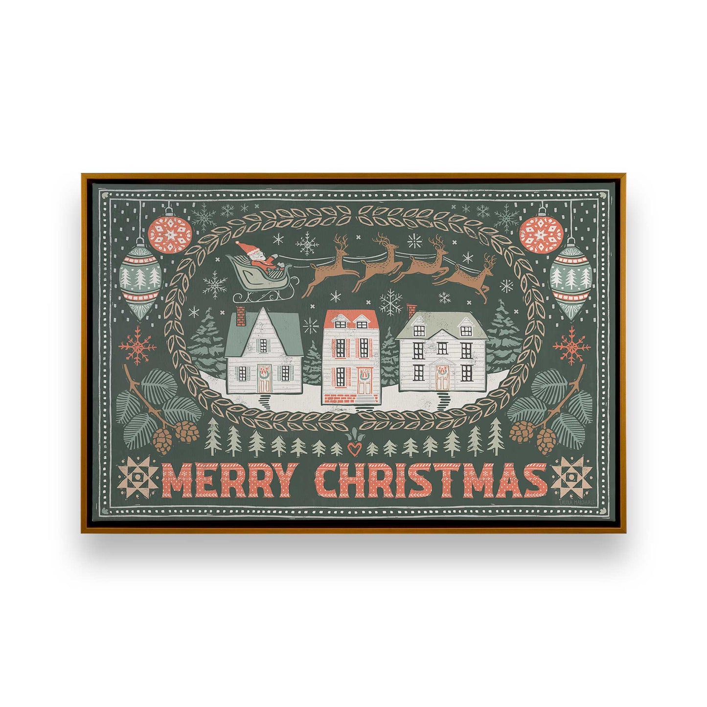 [Color:Polished Gold], Picture of art in a Polished Gold frame