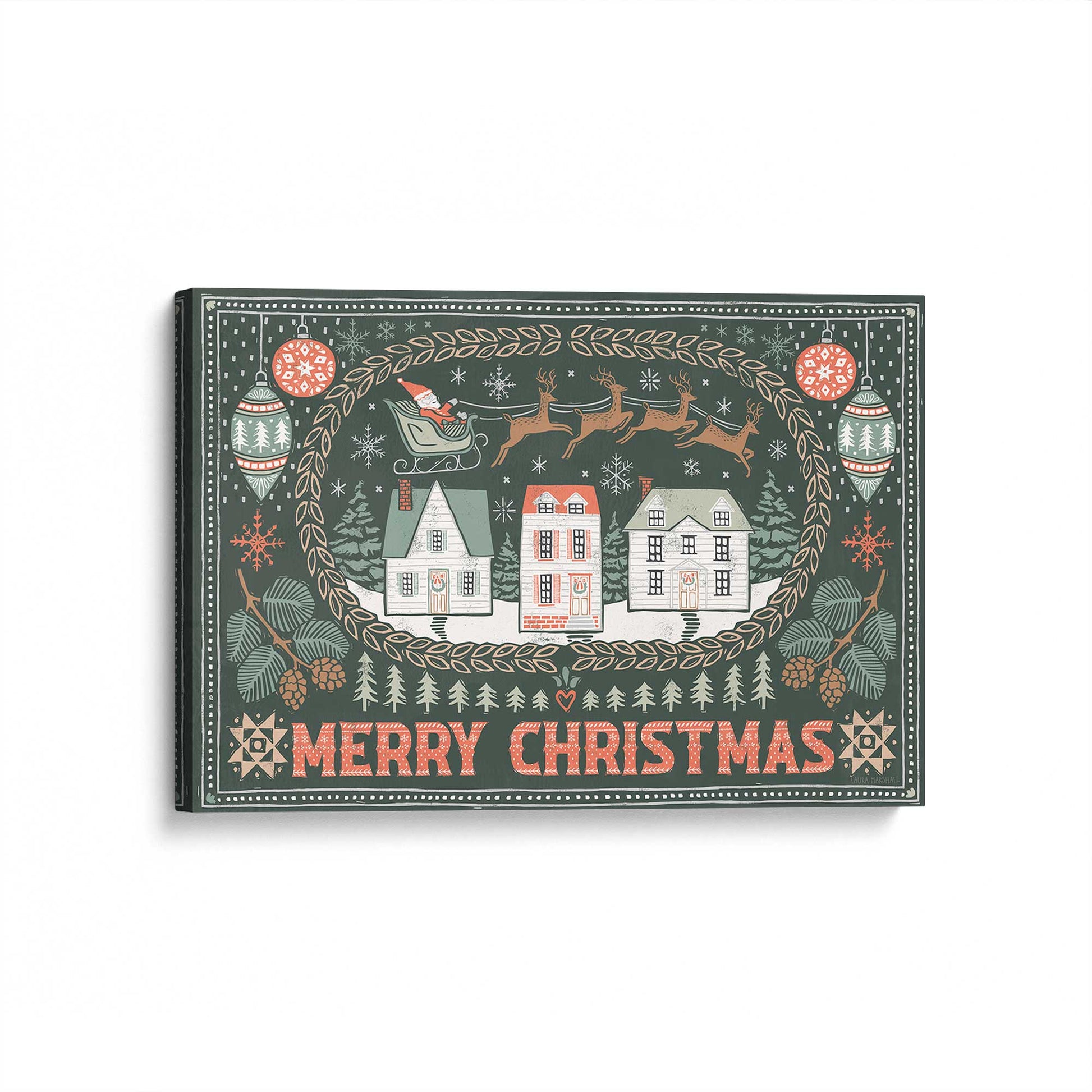 [Color:Stretched Canvas], Picture of art at an angle