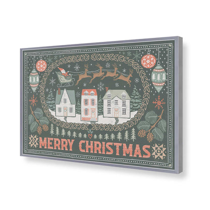 [Color:Polished Chrome], Picture of art in a Polished Chrome frame of the corner