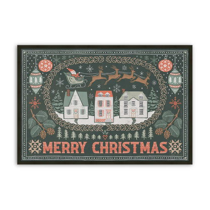 [Color:Satin Black], Picture of art in a Satin Black frame