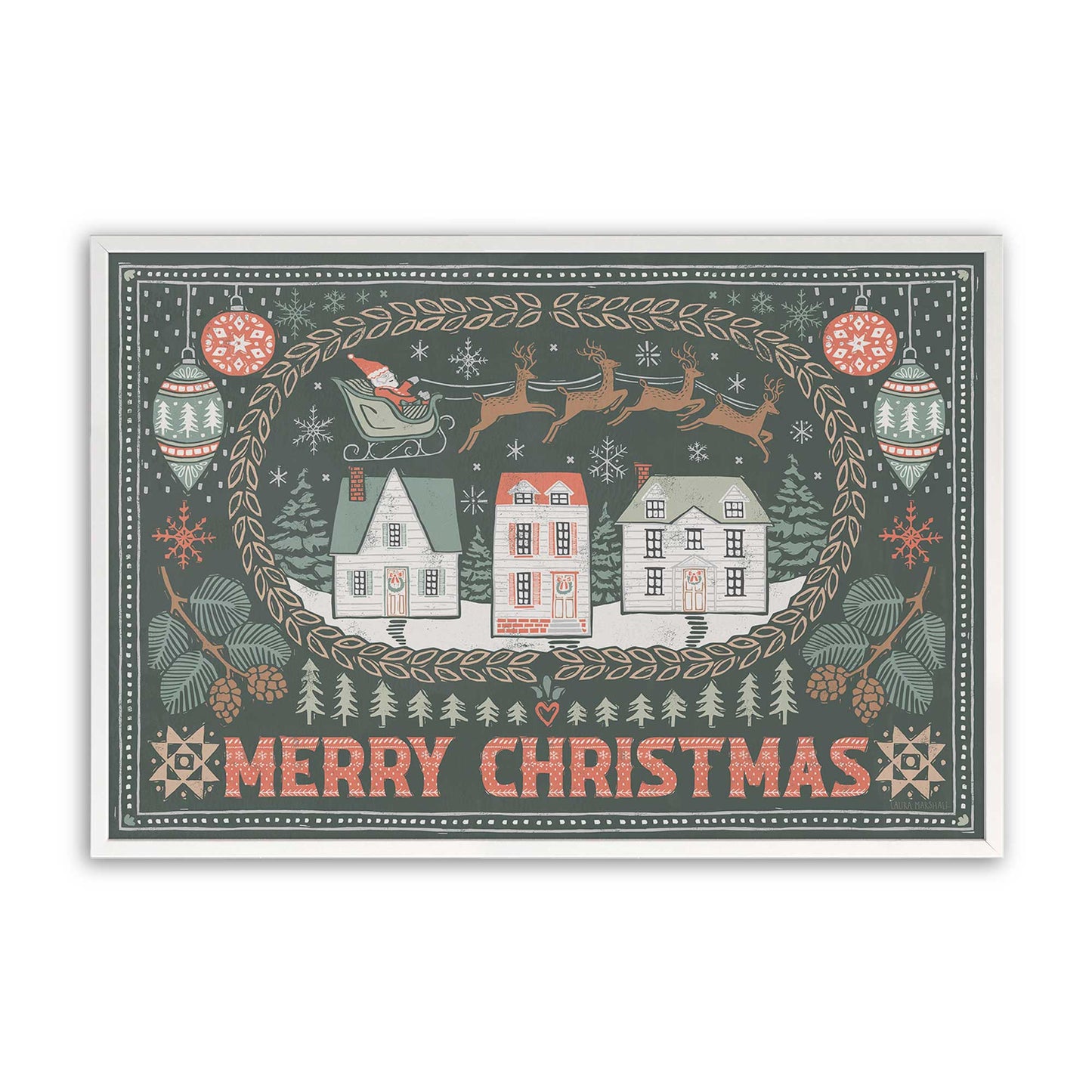 [Color:Opaque White], Picture of art in a Opaque White frame