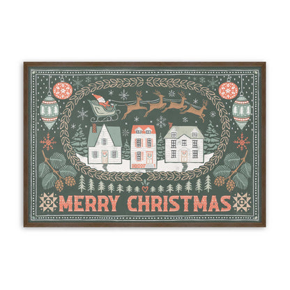 [Color:Walnut], Picture of art in a Walnut frame