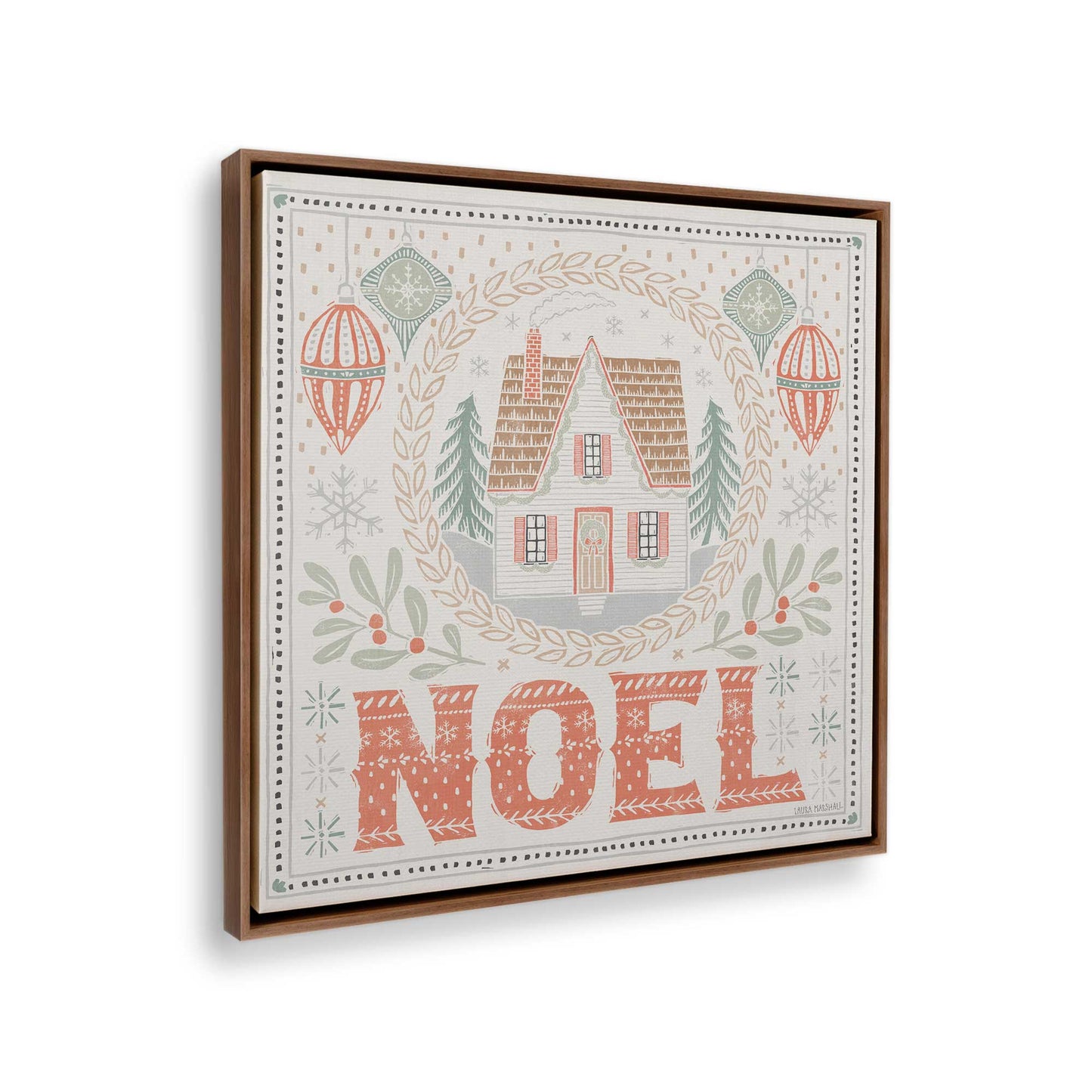 [Color:Walnut], Picture of the corner of the art