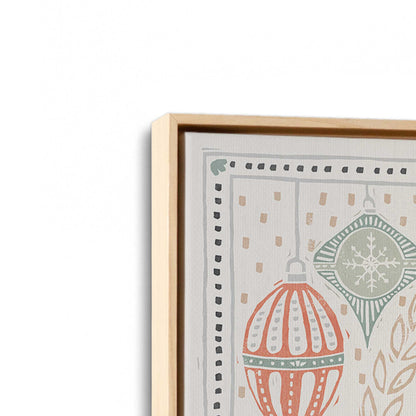 [Color:American Maple], Picture of art in a American Maple frame at an angle