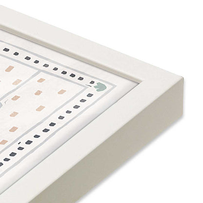 [Color:Opaque White], Picture of art in a Opaque White frame at an angle