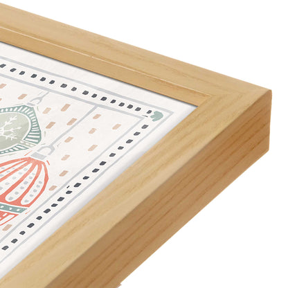 [Color:Espresso], Picture of art in a Espresso frame at an angle