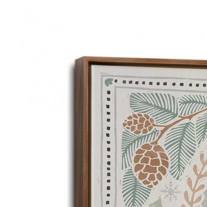 [Color:Walnut], Picture of art in a Walnut frame at an angle