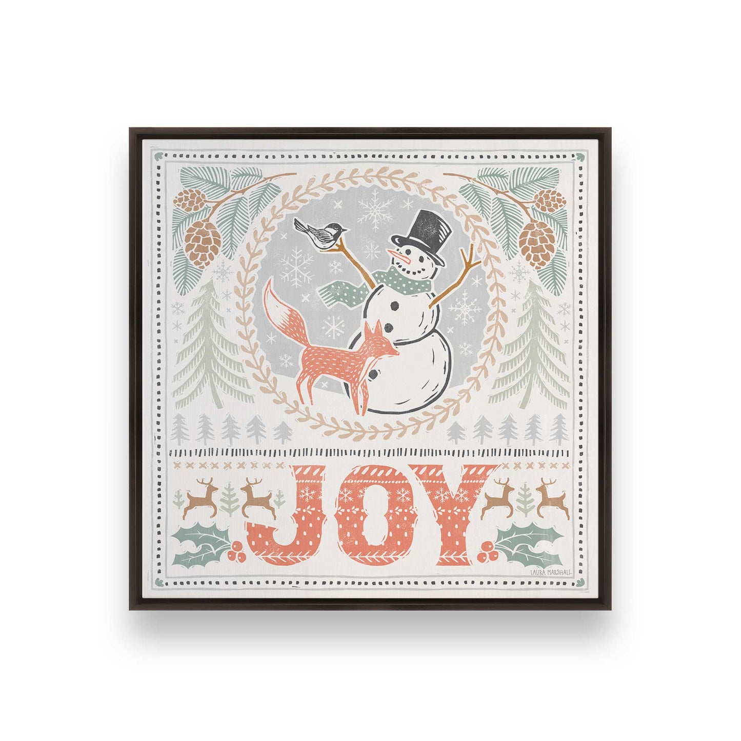 [Color:Espresso], Picture of art in an Espresso frame