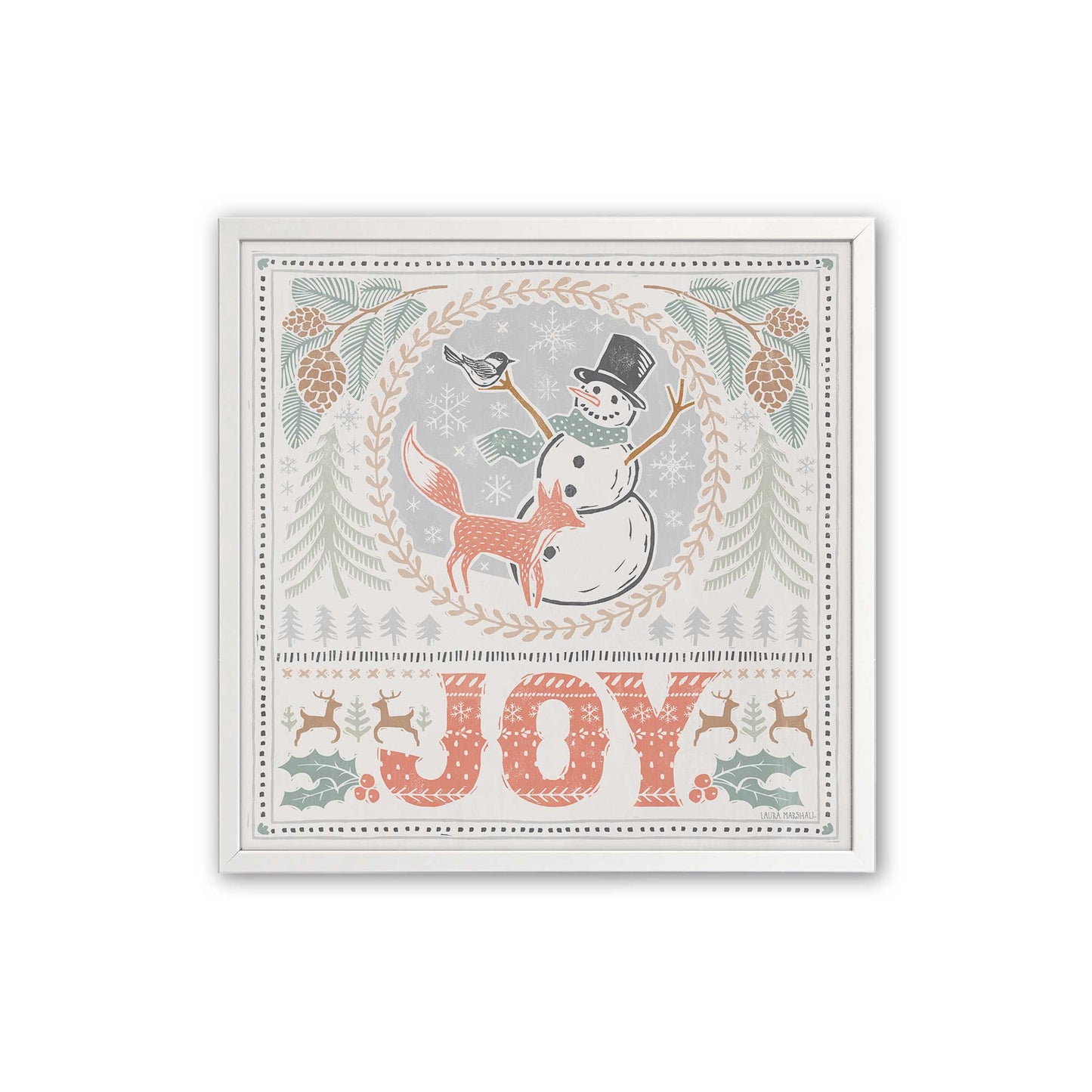 [Color:Opaque White], Picture of art in a Opaque White frame