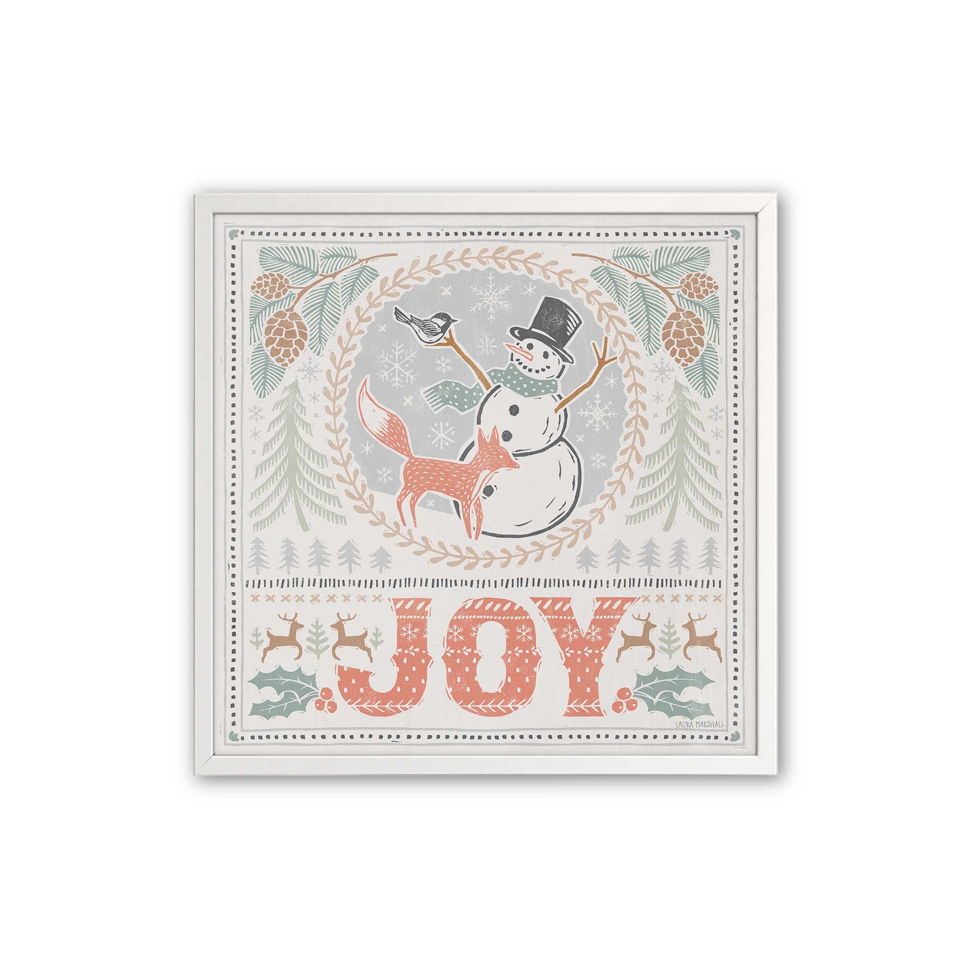 [Color:Opaque White], Picture of art in a Opaque White frame