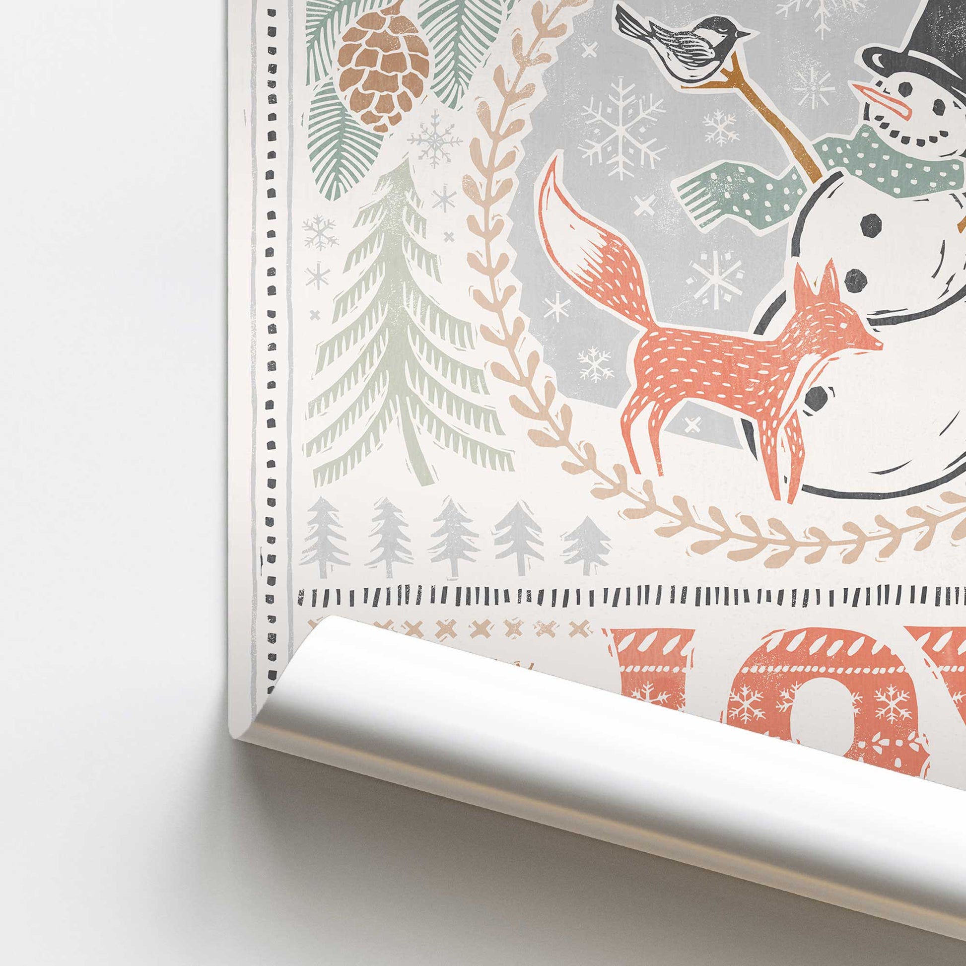 [Color:Rolled Print], Picture of close up of art