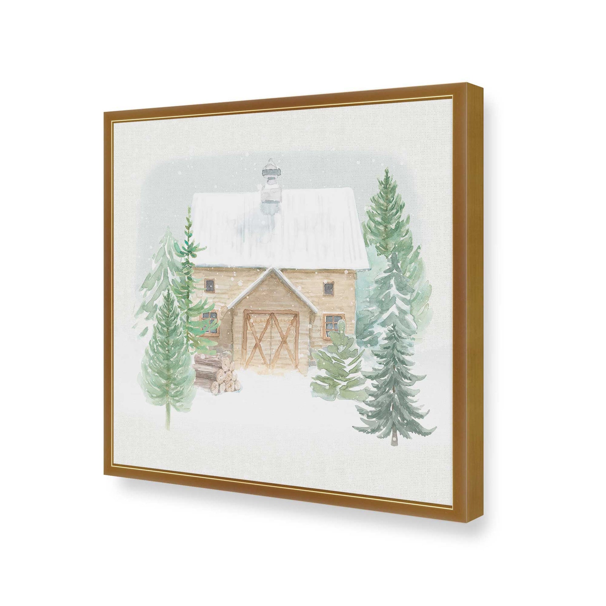 [Color:Polished Gold], Picture of art in a Polished Gold frame of the corner