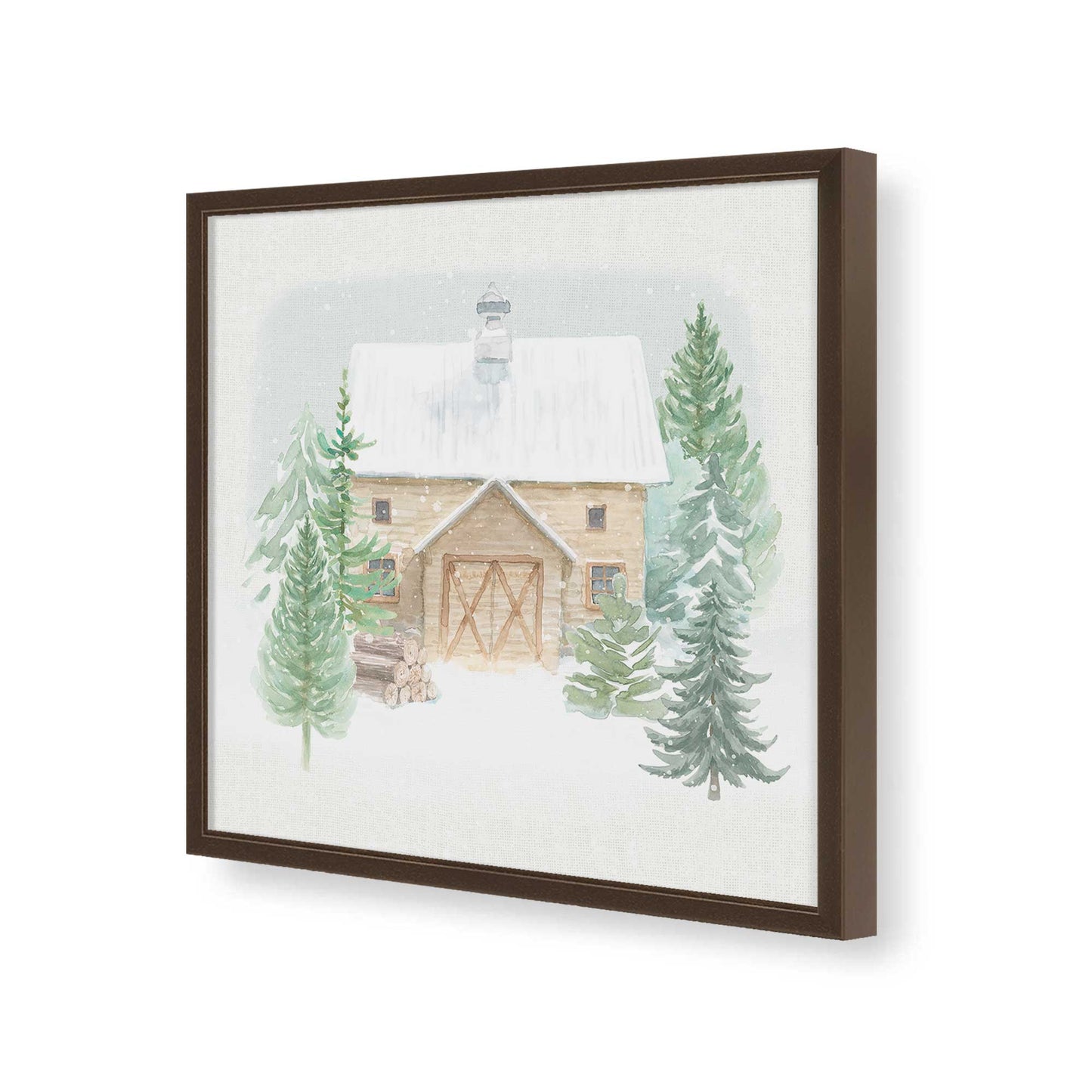 [Color:Espresso], Picture of art in a Espresso frame of the corner