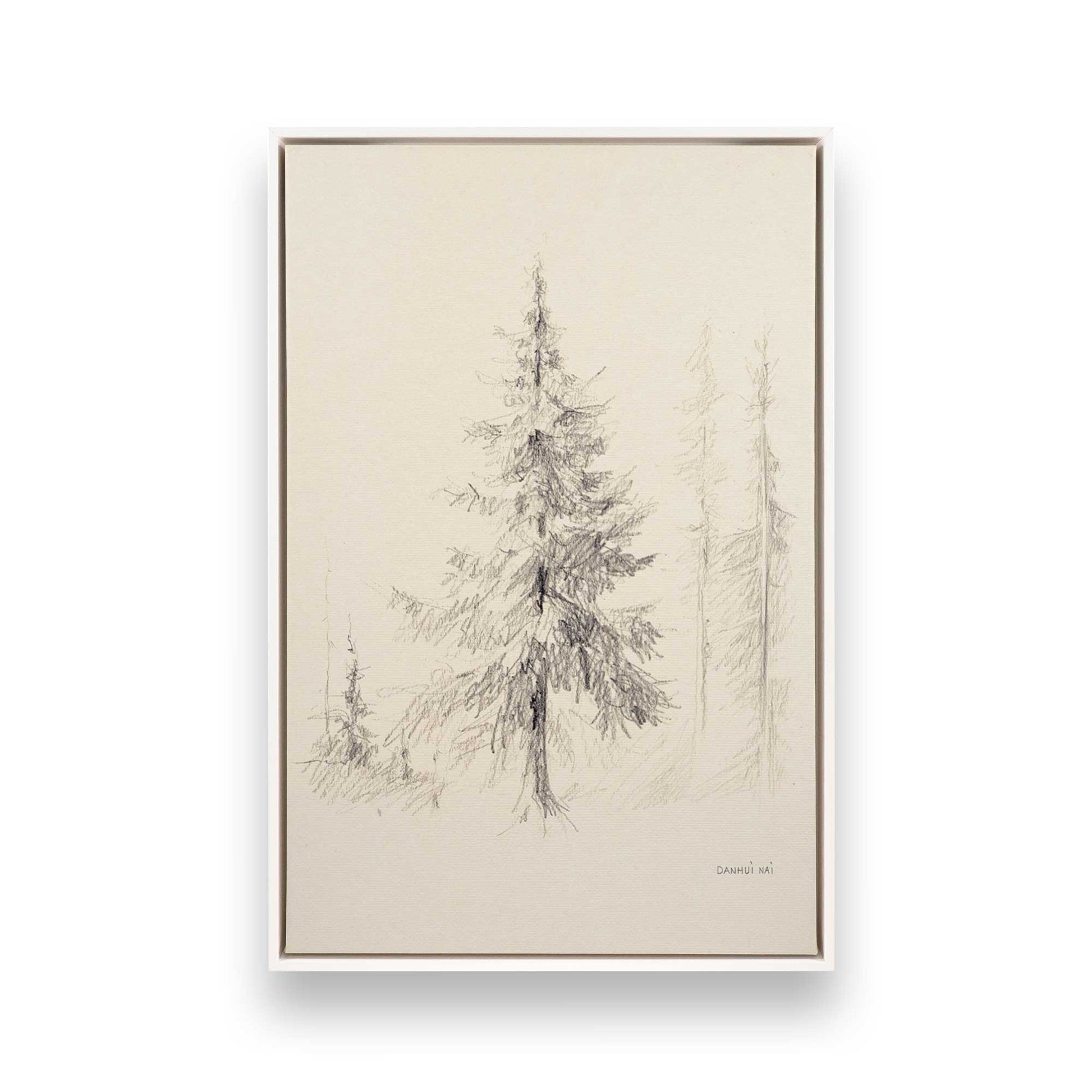 [Color:Opaque White], Picture of art in a White frame