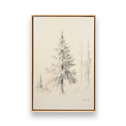 [Color:American Maple], Picture of art in a American Maple frame
