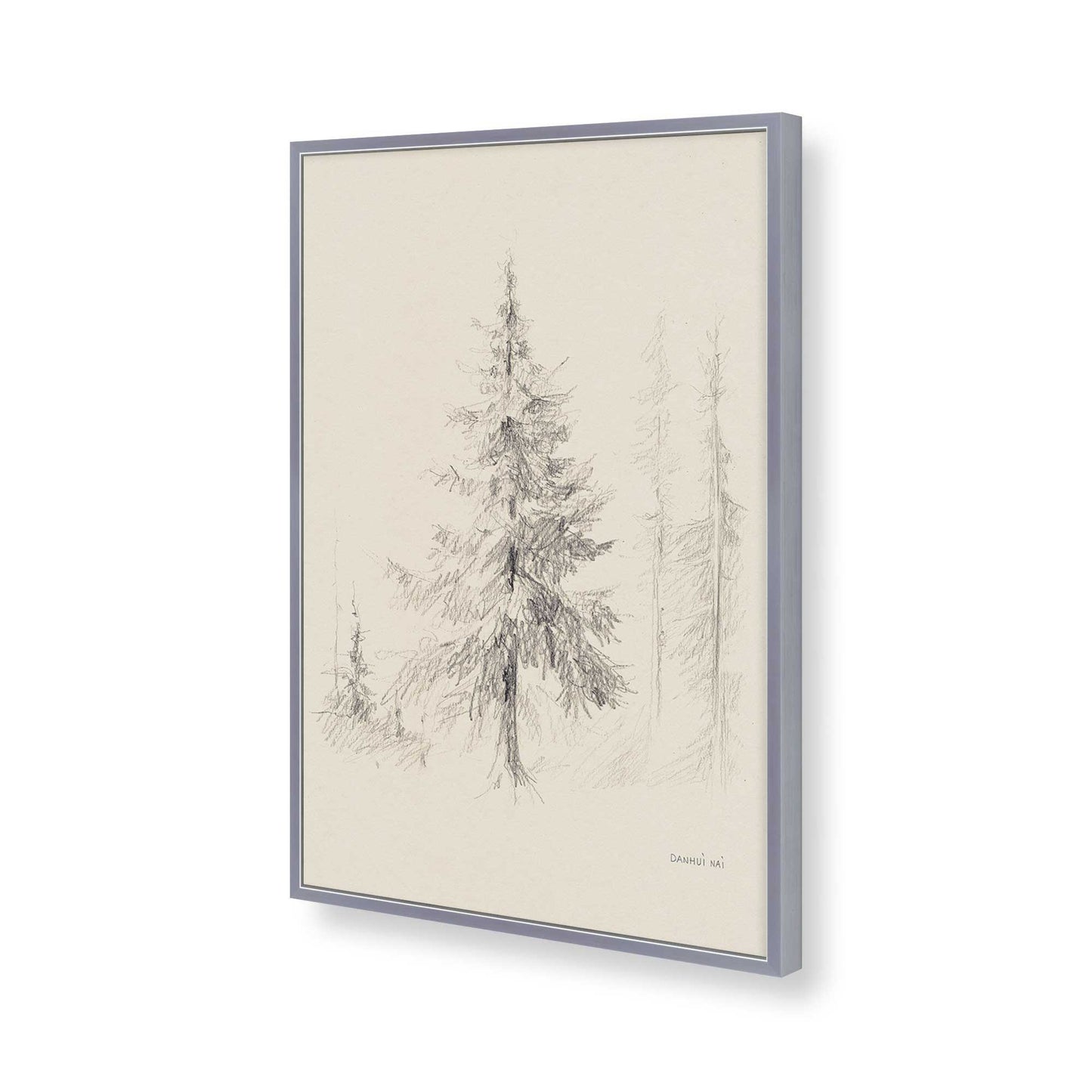 [Color:Polished Chrome], Picture of art in a Polished Chrome frame of the corner