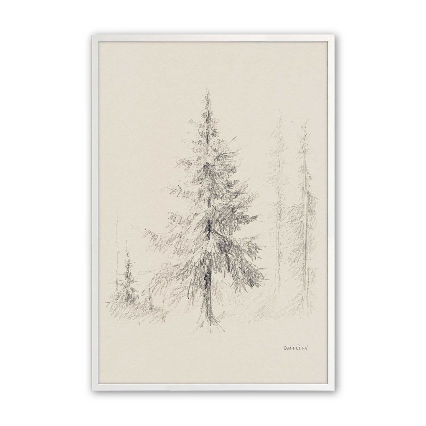 [Color:Opaque White], Picture of art in a Opaque White frame