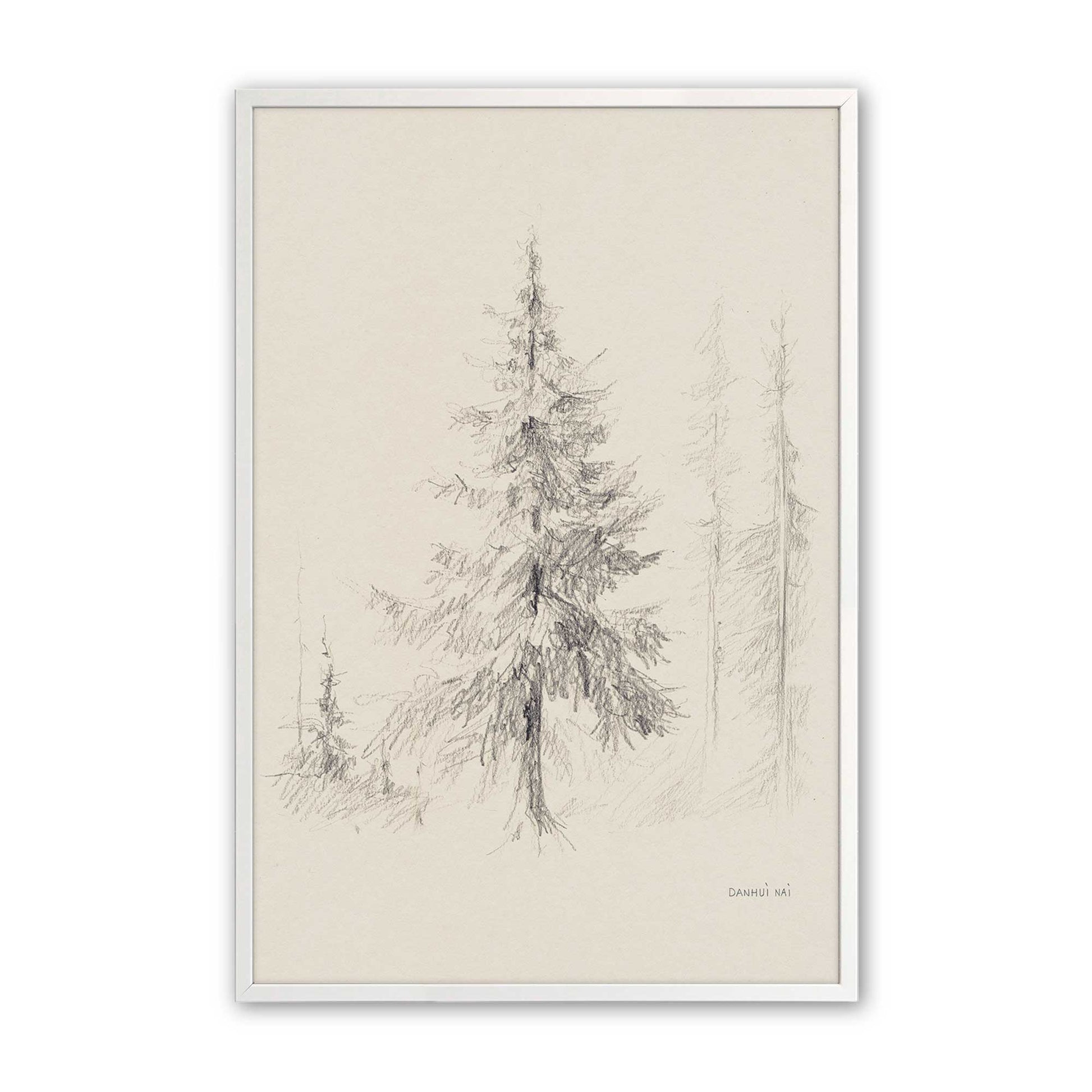 [Color:Opaque White], Picture of art in a Opaque White frame