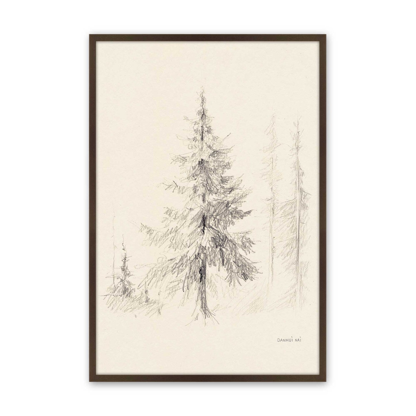 [Color:Belvinder Brown], Picture of art in a Belvinder Brown frame