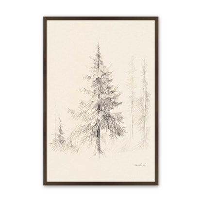 [Color:Belvinder Brown], Picture of art in a Belvinder Brown frame